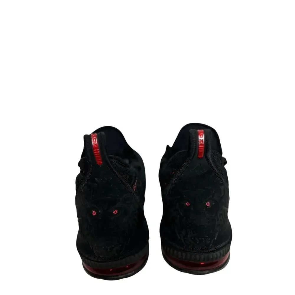 Nike LeBron 16 Fresh Bred 2018 Black & University Red‎ AO2588-00 Sz 9.5